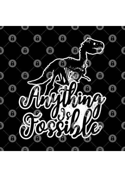Dinosaur Fossil | Anything Is Fossible Gift Kupa Bardak