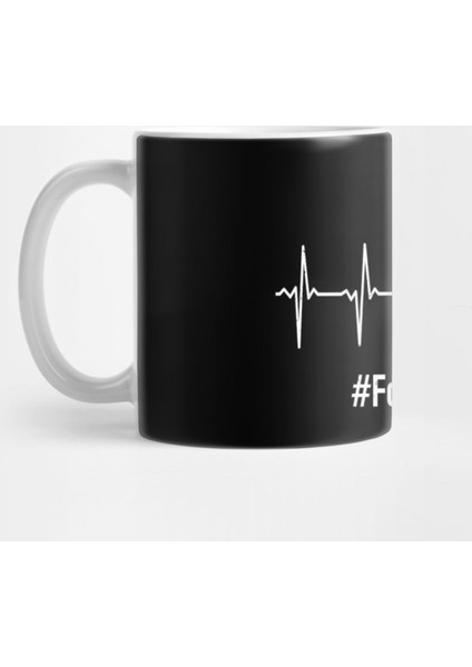 Dinosaur Fossil | Heartbeat Ecg Fossillife Gift Kupa Bardak
