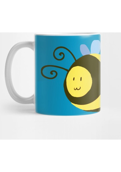 Cat Face Bumblebee Kupa Bardak