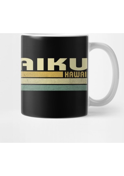 Haıku Hawaii Vintage 1980S Style Kupa Bardak