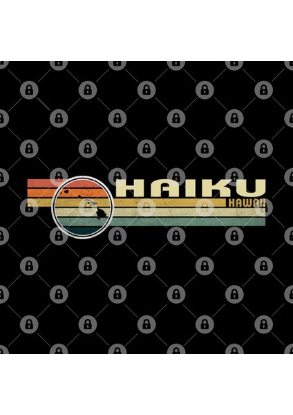 Haıku Hawaii Vintage 1980S Style Kupa Bardak
