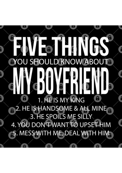 Five Things You Should Know About My Boyfriend 1. He Product Kupa Bardak