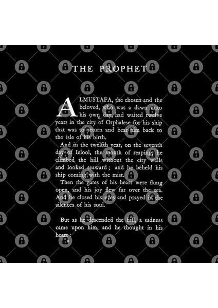 The Prophet Kahlil Gibran First Page Kupa Bardak