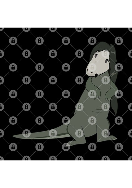 Scp 682 Cute Skull Face Reptile Kupa Bardak