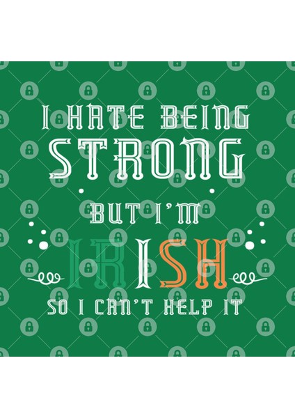 Awesome Irish - I Hate Being Strong , I Hate Being Strong But İ'M Irish So I Can' Kupa Bardak