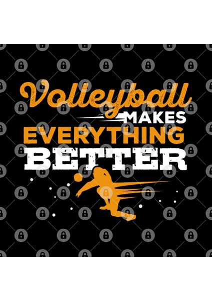Volleyball Player Gift Makes Better Volleyball Quote Kupa Bardak