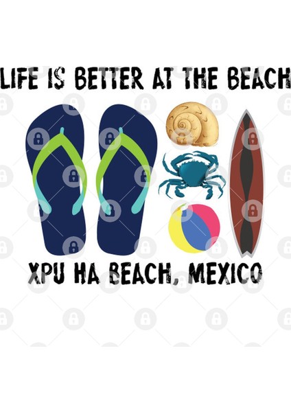Xpu Ha Beach Mexico Kupa Bardak
