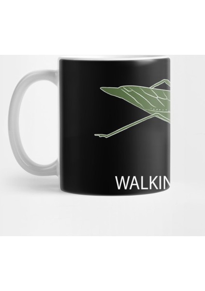 Green Walking Leaf Insect Kupa Bardak