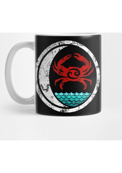 Cancer Zodiac Crab Moon Water Cool Kupa Bardak