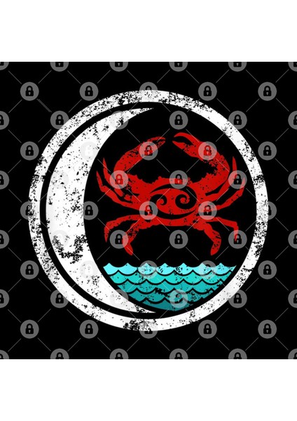 Cancer Zodiac Crab Moon Water Cool Kupa Bardak