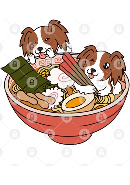 Papillon Kawaii Ramen Kupa Bardak