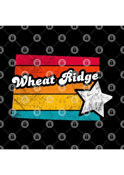 Wheat Ridge Colorado Vintage Distressed Souvenir Kupa Bardak