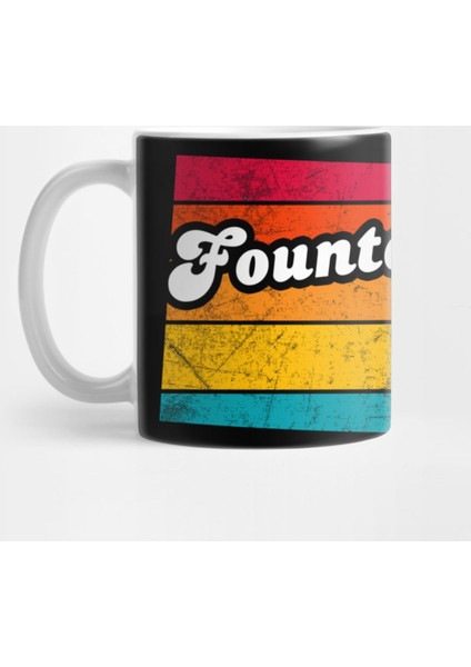 Fountain Colorado Vintage Distressed Souvenir Kupa Bardak
