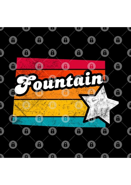 Fountain Colorado Vintage Distressed Souvenir Kupa Bardak