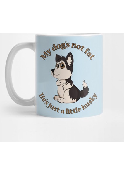 Just A Little Husky - Hazel Eyes - Boy Dog Kupa Bardak