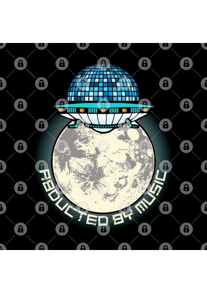 Abducted By Music Alien Ufo Outer Space Kupa Bardak