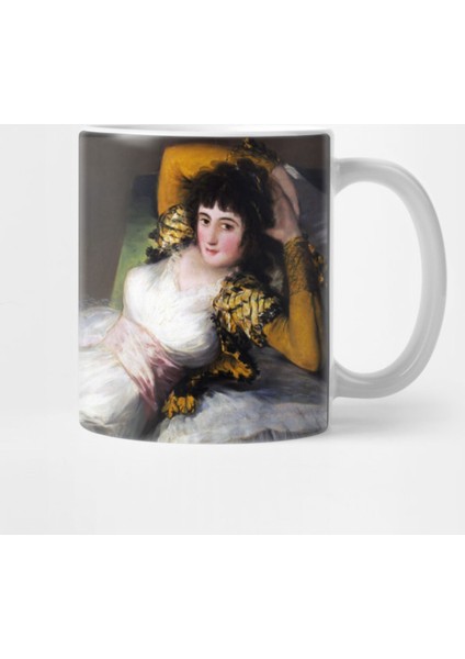 La Maja Dressed Francisco De Goya Slim Kupa Bardak