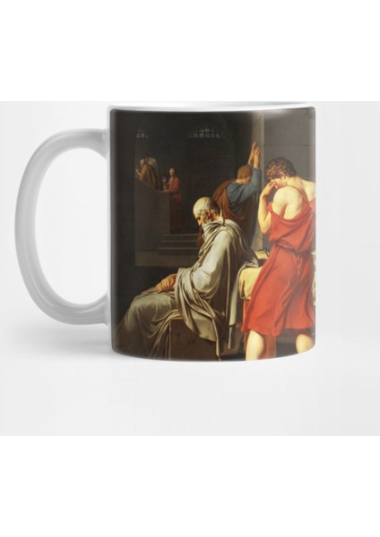 The Death Of Socrates Jacques-Louis David Kupa Bardak