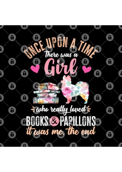 Once Upon A Time There Was A Girl Who Loved Books And Papillon Kupa Bardak