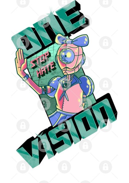 Empowered Robot: One Vision, Stop Hate Kupa Bardak