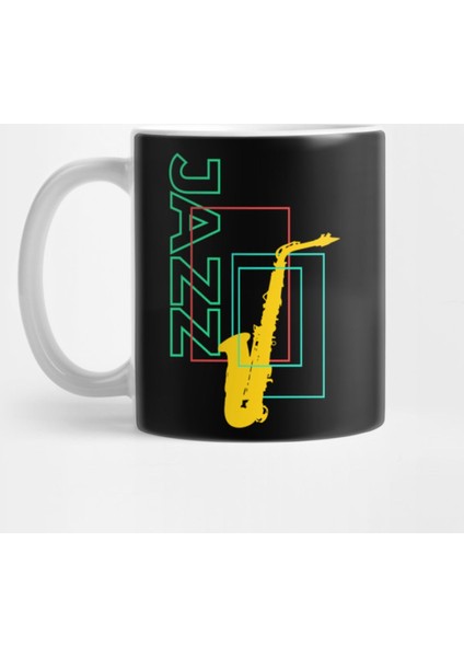 Saxophonist Jazz Kupa Bardak