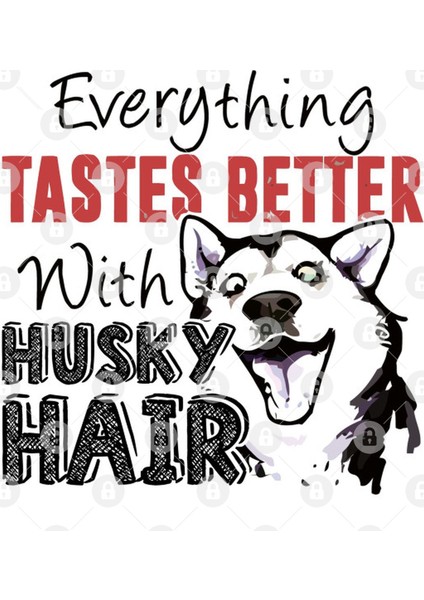 Tastes Better With Husky Hair Kupa Bardak