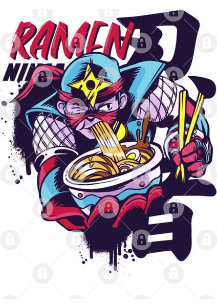Ramen Ninja Kupa Bardak