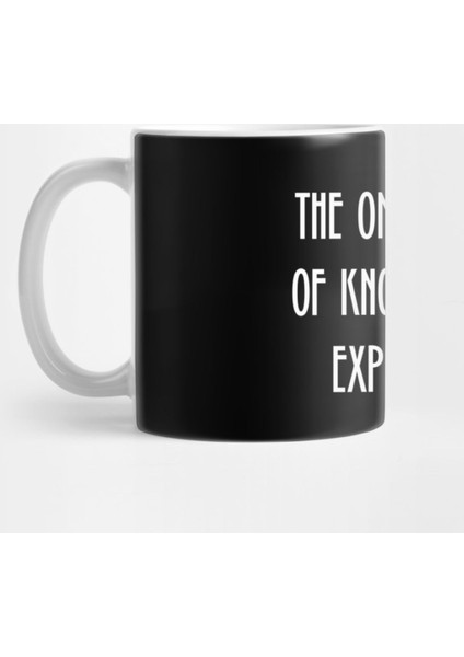 “The Only Source Of Knowledge İs Experience.” Kupa Bardak