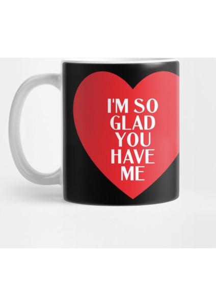 Funny Valentines Day Card Featuring The Text İ Love You More Than My First Glass Of Wine..Valen Kupa Bardak