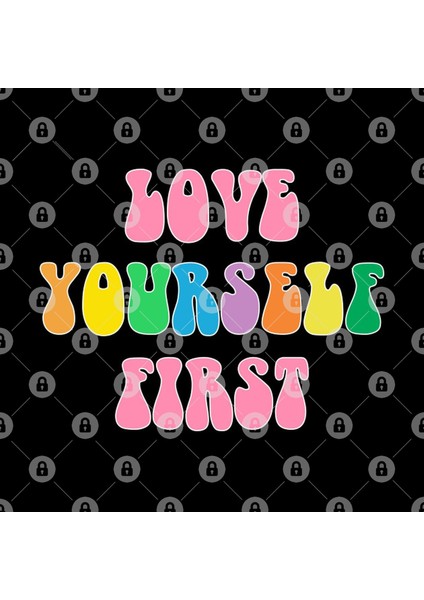 Motivational Love Yourself First Quote Aesthetic Vintage Streetwear Kupa Bardak