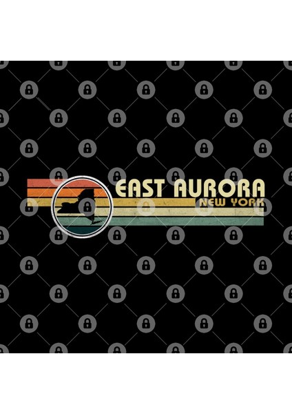 Vintage 1980S Style East Aurora, New York Kupa Bardak