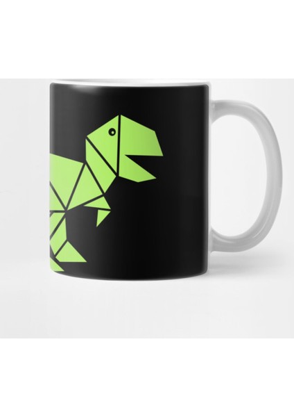 Origami T-Rex Kupa Bardak