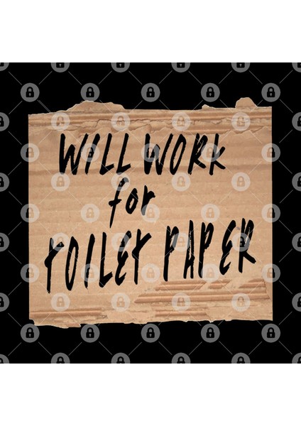 Cardboard Sign Will Work For Toilet Paper Kupa Bardak