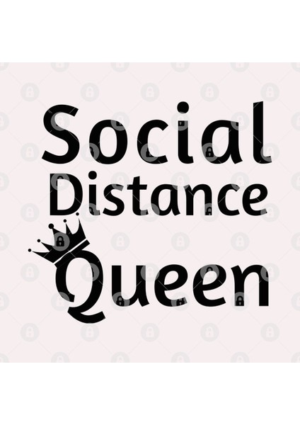 Social Distance Queen Kupa Bardak