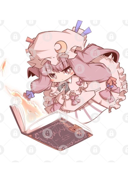 Chibi Patchouli Knowledge - Touhou Kupa Bardak