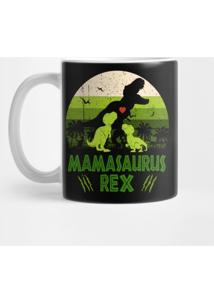 Mamasaurus Rex Mother T Rex Mother_S Day Kupa Bardak