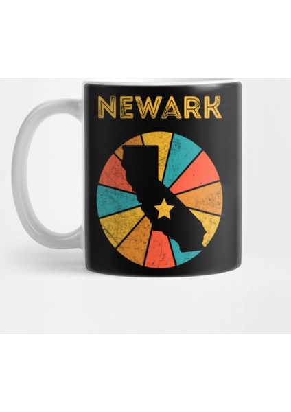 Newark California Vintage Distressed Souvenir Kupa Bardak