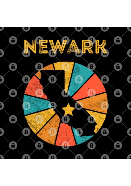 Newark California Vintage Distressed Souvenir Kupa Bardak