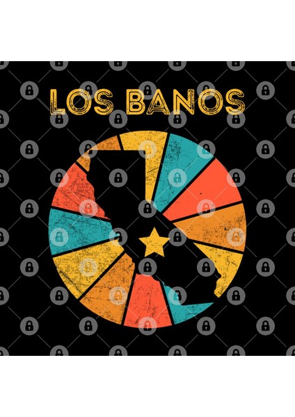 Los Banos California Vintage Distressed Souvenir Kupa Bardak
