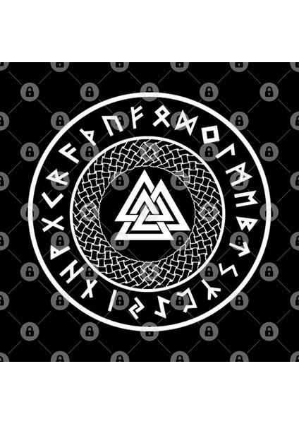 Valknut, The Symbol Of Odin Kupa Bardak