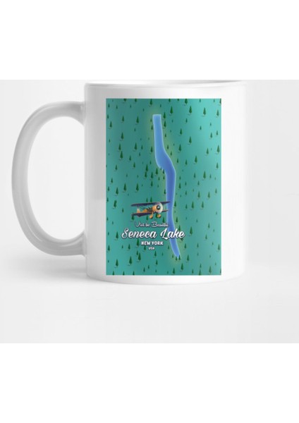 Seneca Lake, Nyc Lake Map Kupa Bardak