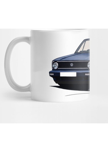 Vw Golf (Mk1) Cabriolet Dark Blue Kupa Bardak
