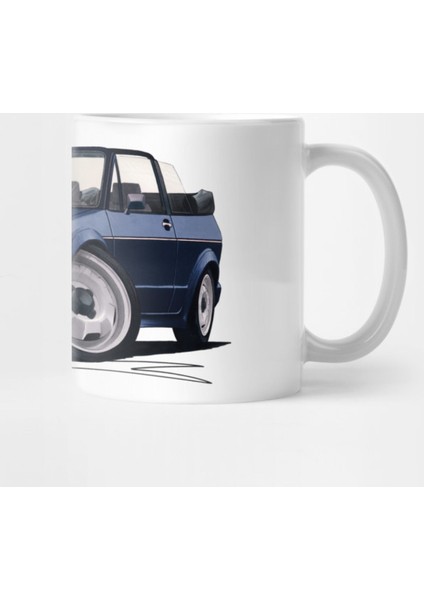 Vw Golf (Mk1) Cabriolet Dark Blue Kupa Bardak