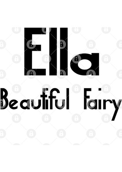 Ella Meaning Beautiful Fairy Kupa Bardak