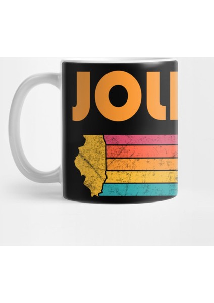 Joliet Illinois Vintage Distressed Souvenir Kupa Bardak
