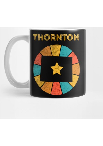 Thornton Colorado Vintage Distressed Souvenir Kupa Bardak