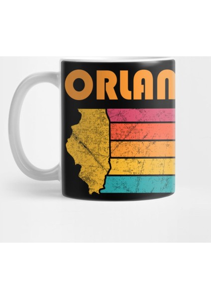 Orland Park Illinois Vintage Distressed Souvenir Kupa Bardak