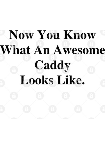 Now You Know What An Awesome Caddy Looks Like. Kupa Bardak