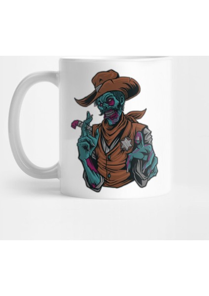 Zombie Sheriff Kupa Bardak