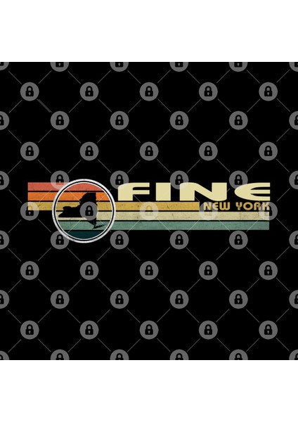 New York - Vintage 1980S Style Fine Ny Kupa Bardak